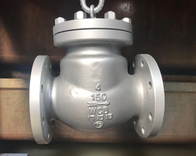 Cast Stainless Steel/Wcb/Ss API/JIS/DIN 150lb/10K/300lb Flange End Swing Check Valve