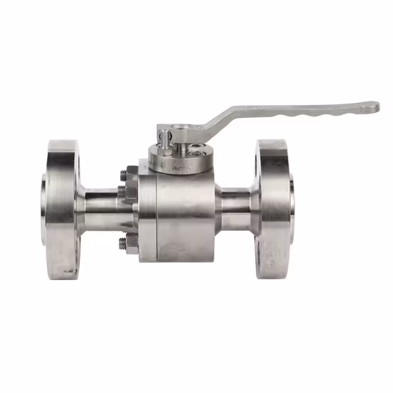 ANSI 3PC geschmiedeter Stahl-Kugelhahn mit vollem Durchgang/reduziertem Durchgang, zapfenmontiert, F321/A105/F304/F316/F22/F11/F51